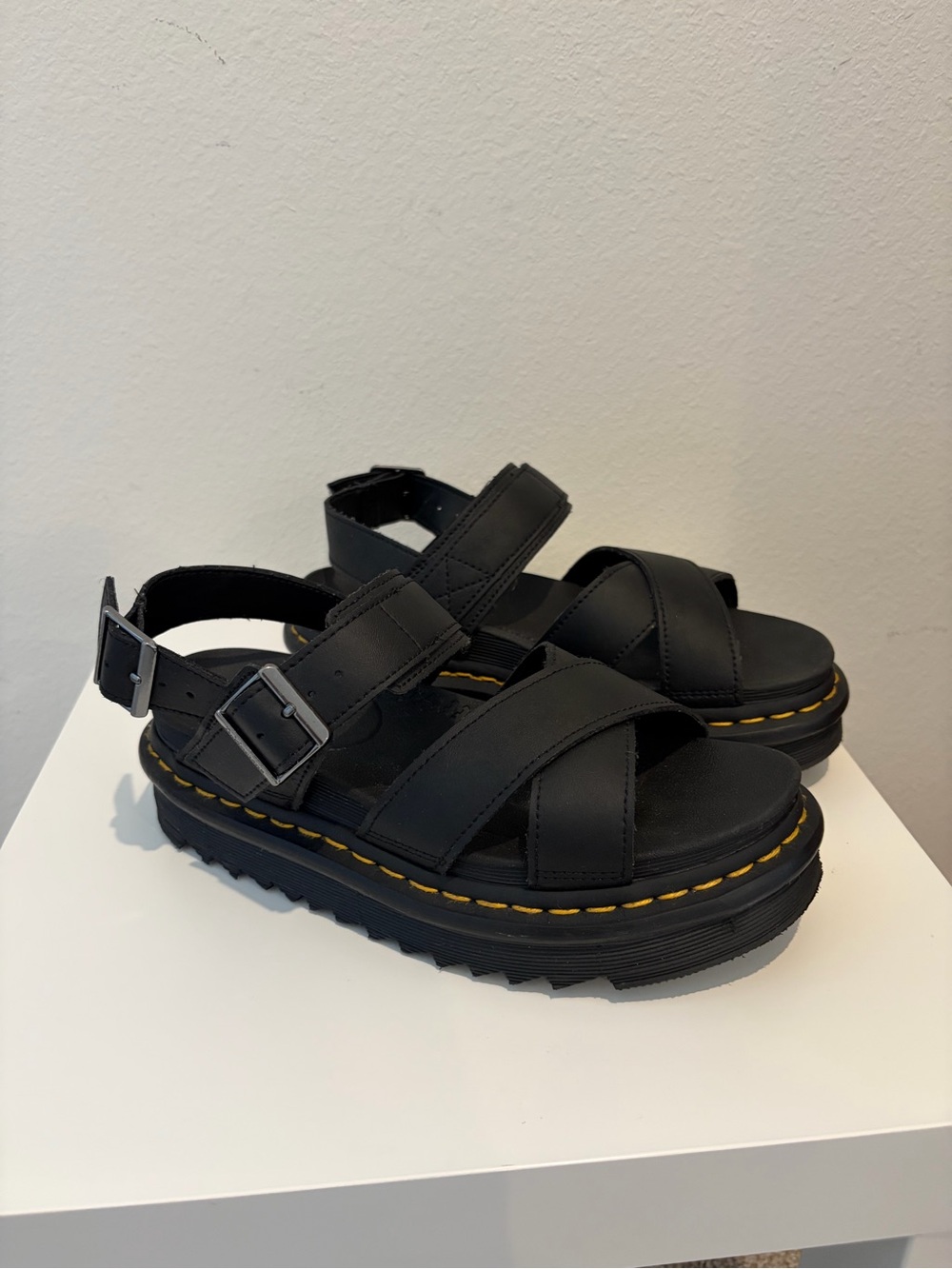 Dr marten platform sandals
